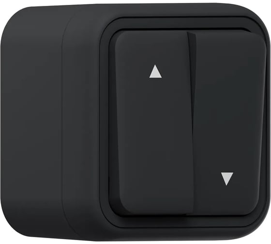 Выключатель для жалюзи EKF Бронто ОП, винтовые клеммы, антрацит BT1-SWA-25