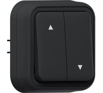 Выключатель для жалюзи EKF Бронто СП, винтовые клеммы, антрацит BT2-SWA-25