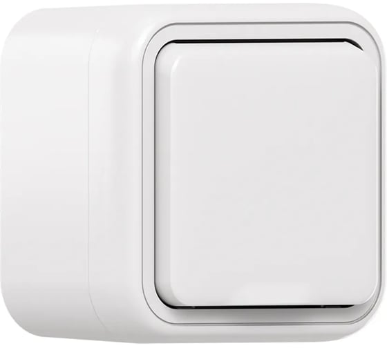 Розетка одноместная EKF Бронто ОП, винтовые клеммы, белый BT1-SOW-111