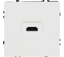 Механизм HDMI розетки Arlight SCT-NOBE-MHD1-SFPL-WH 1шт 061846