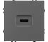 Механизм HDMI розетки Arlight SCT-NOBE-MHD1-SFPL-GR 1шт 061844 1