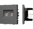 Механизм сдвоенной телефонной розетки Arlight SCT-NOBE-MTL2-SFPL-GR 1шт 054311 2