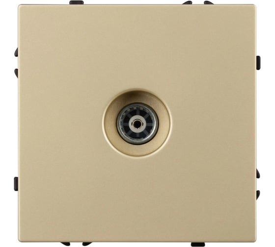 Механизм телевизионной розетки Arlight SCT-NOBE-MTV1-SFPL-GD 1шт 054294