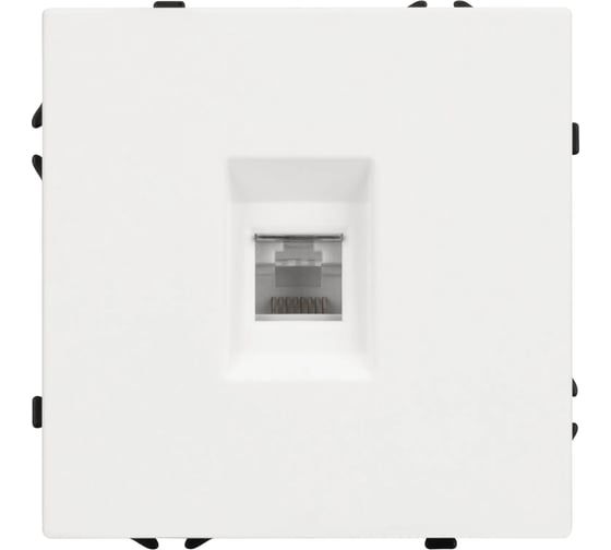 Механизм телефонной розетки Arlight SCT-NOBE-MTL1-SFPL-WH 1шт 054300