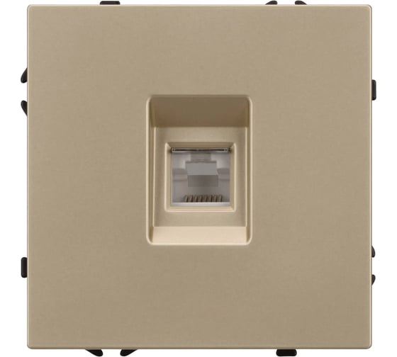 Механизм телефонной розетки Arlight SCT-NOBE-MTL1-SFPL-GD 1шт 054302
