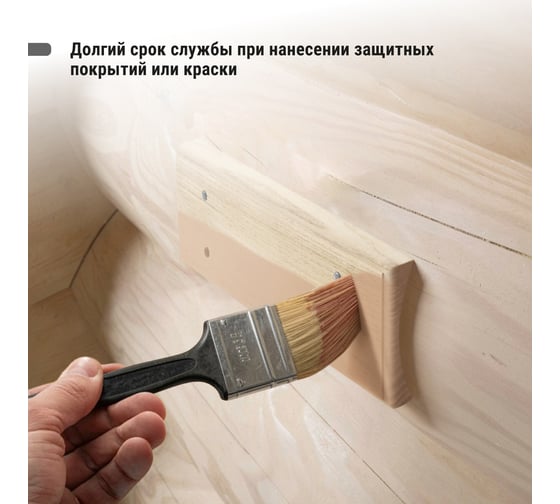Универсальная деревянная накладка на бревно TDM ELECTRIC НБУ 1Пх3 280 мм, сосна SQ1821-0030