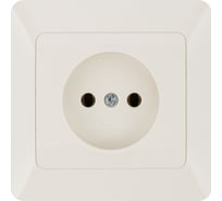 Розетка слоновая кость, 10А 250В серия "Ильмень" TDM ELECTRIC SQ1823-0109