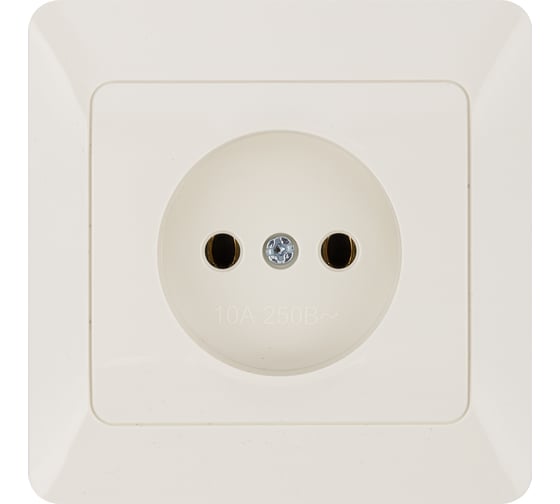 Розетка TDM ELECTRIC 2П 10А 250В слоновая кость Ильмень SQ1823-0109