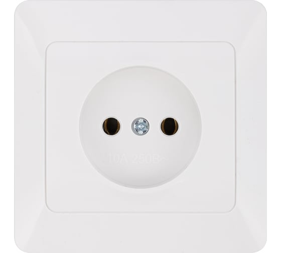 Розетка TDM ELECTRIC 2П 10А 250В белая Ильмень SQ1823-0009