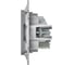 Розетка IEK FLITE TV экранированная, оконечная тип M РТВм-1-1-1-ФлС серый FI-A13-O-K03 3