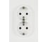 Розетка ЭРА Arktik 16-2104-01 двойная с заземлением 2X2P+E Schuko 16А-250В белый Б0070444 3