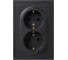 Розетка ЭРА Galaxy 15-2105-05 с заземлением двойная 2X2P+E Schuko со шторками IP20 16А-250В антрацит Б0070705 1