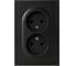 Розетка ЭРА Galaxy 15-2107-05 без заземления двойная 2X2P 16А-250В IP20 антрацит Б0071701 2