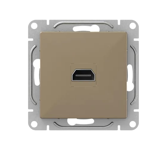 Механизм розетки EKF Эпика HDMI, шампань UP1-SOC-HDMI