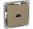 Механизм розетки EKF Эпика HDMI, шампань UP1-SOC-HDMI 2
