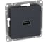 Механизм розетки EKF Эпика HDMI, графит UP1-SOG-HDMI 2