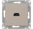 Механизм розетки EKF Эпика HDMI, кремовый UP1-SOI-HDMI 1