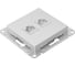 Механизм розетки EKF Эпика RJ45 - 2шт, (cat6), алюминий UP1-SOA-2RJ45-6 3