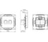 Механизм розетки EKF Эпика RJ45 - 2шт, (cat6), алюминий UP1-SOA-2RJ45-6 5