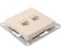 Механизм розетки EKF Эпика RJ45 - 2шт, (cat6), кремовый UP1-SOI-2RJ45-6 3