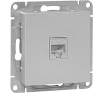 Механизм розетки EKF Эпика RJ45 (cat6), алюминий UP1-SOA-RJ45-6