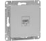 Механизм розетки EKF Эпика RJ45 (cat6), алюминий UP1-SOA-RJ45-6 1
