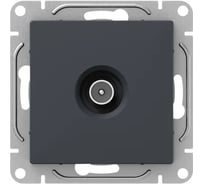 Механизм розетки EKF Эпика TV, проходная, графит UP1-SOG-TV-2