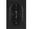 Розетка ЭРА Arktik 16-2104-05 двойная с заземлением 2X2P+E Schuko 16А-250В антрацит Б0070448 1