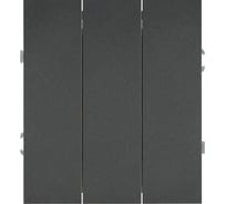 Выключатель ЭРА Arktik 16-1107-06 тройной 10АХ-250В графит Б0070379