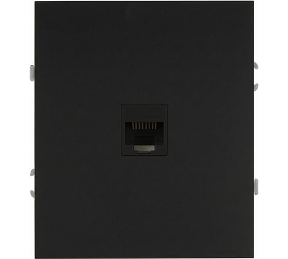 Розетка ЭРА Arktik 16-3107-05 информационная RJ45 антрацит Б0070478