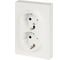Розетка ЭРА Arktik 16-2104-08 двойная с заземлением 2X2P+E Schuko 16А-250В белый матовый Б0070451 3