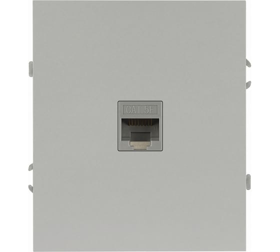 Розетка ЭРА Arktik 16-3107-03 информационная RJ45 алюминий Б0070476