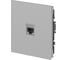 Розетка ЭРА Arktik 16-3107-03 информационная RJ45 алюминий Б0070476 3