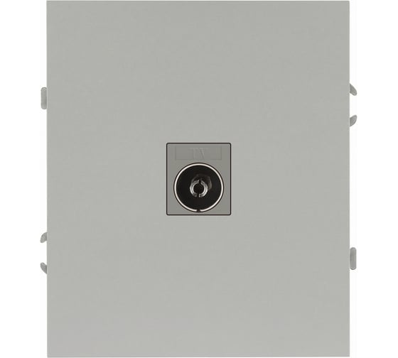 Розетка ЭРА Arktik 16-3101-03 TV одиночная алюминий Б0070466