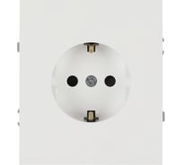 Розетка ЭРА Arktik 16-2102-08 с заземлением 2P+E Schuko со шторками 16А-250В белый матовый Б0070431