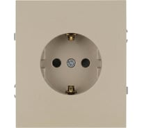 Розетка ЭРА Arktik 16-2102-04 с заземлением 2P+E Schuko со шторками 16А-250В шампань Б0070427
