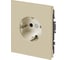 Розетка ЭРА Arktik 16-2102-04 с заземлением 2P+E Schuko со шторками 16А-250В шампань Б0070427 3