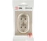 Розетка ЭРА Arktik 16-2104-04 двойная с заземлением 2X2P+E Schuko 16А-250В шампань Б0070447 5