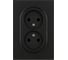 Розетка ЭРА Arktik 16-2107-05 без заземления двойная 2X2P 16А-250В антрацит Б0071685 1