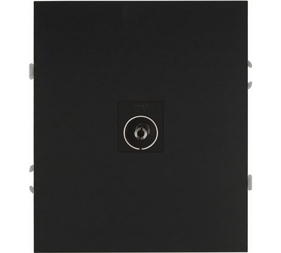 Розетка ЭРА Arktik 16-3101-05 TV одиночная антрацит Б0070468