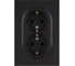 Розетка ЭРА Arktik 16-2105-05 двойная с заземлением 2X2P+E Schuko со шторками 16А-250В антрацит Б0070458 1