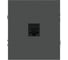 Розетка ЭРА Arktik 16-3107-06 информационная RJ45 графит Б0070479 2