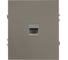Розетка ЭРА Arktik 16-3107-07 информационная RJ45 титан Б0070480 1