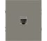 Розетка ЭРА Arktik 16-3107-07 информационная RJ45 титан Б0070480 2