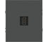 Розетка ЭРА Arktik 16-3114-06 HDMI графит Б0070509 2