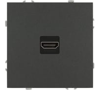Розетка ЭРА Galaxy 15-3114-06 HDMI IP20 графит Б0070799