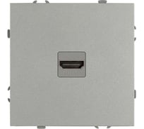 Розетка ЭРА Galaxy 15-3114-03 HDMI IP20 алюминий Б0070796