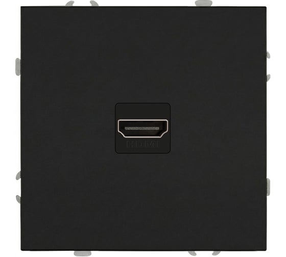 Розетка ЭРА Galaxy 15-3114-05 HDMI IP20 антрацит Б0070798