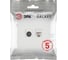 Розетка ЭРА Galaxy 15-3110-08 комбинированная RJ45+TV IP20 белый матовый Б0070790 6