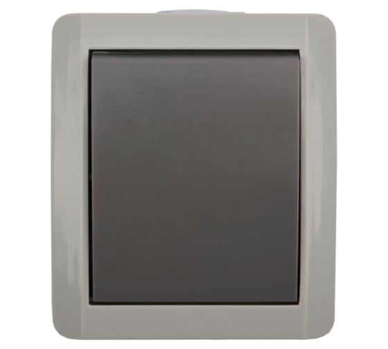 Проходной выключатель KRANZ INDUSTRIAL, IP54, о/у, серый KR-78-0610